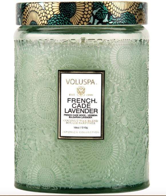 Voluspa Home Decor French Cade Lavender Large Jar Candle