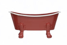 Load image into Gallery viewer, Creative Co-op Soap Dishes Solid Metal Bathtub Soap Dish
