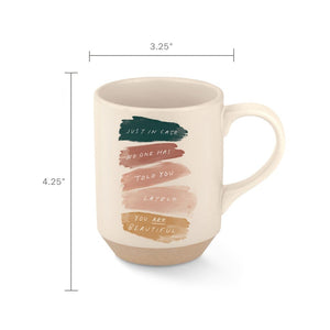 Fringe Studio Drinkware You Are Beautiful Stoneware Mug