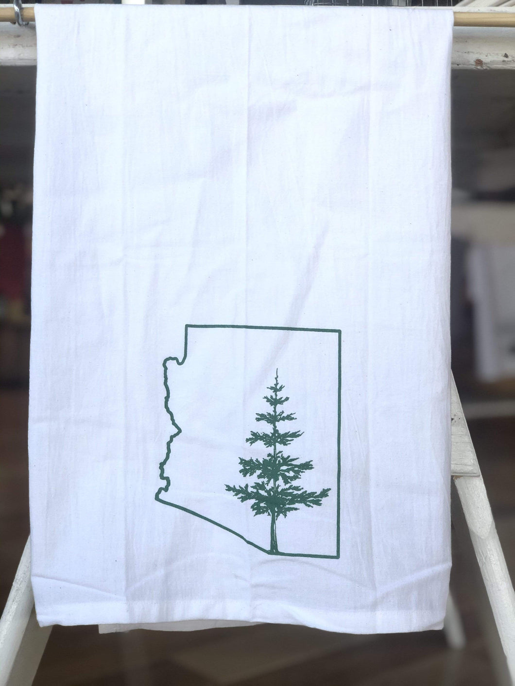 Local Kitchen Arizona State With Pine Tree Tea Towel