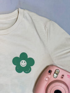 Local Tshirts Custom Retro Daisy Go Outside Tee