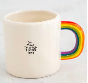 Rainbow Mug You Make The World Better