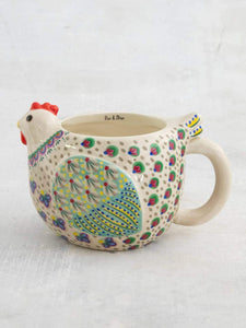 Natural Life Drinkware Folk Mug Penny The Chicken