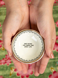 Natural Life Sentiment&Gift Trinket Dish One Friend