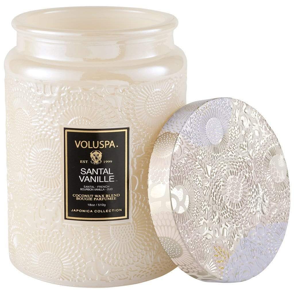 Voluspa Home Decor Santal Vanille Large Jar Candle